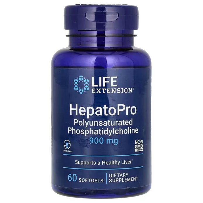 Фосфатидилхолин, 900 мг, HepatoPro, Life Extension, 60 гелевых капсул