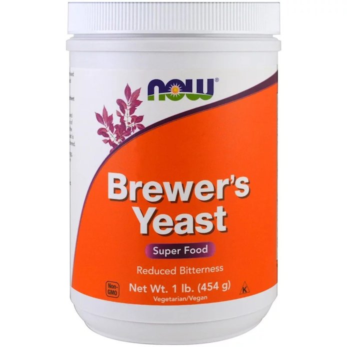 Пивные Дрожжи в Порошке, Brewer's Yeast, Now Food, 454гр,