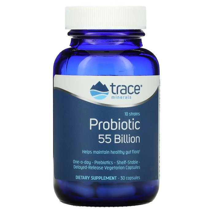 Пробіотик, 55 мільярдів, Probiotic, Trace, 30 капсул