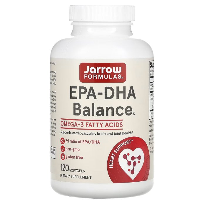 Рыбий жир баланс, EPA-DHA Balance, Jarrow Formulas, 120 гелевых капсул