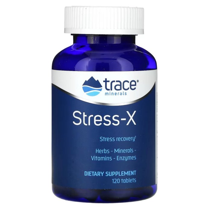 Восстановление и Защита от стресса, Stress-X, Trace, 120 таблеток