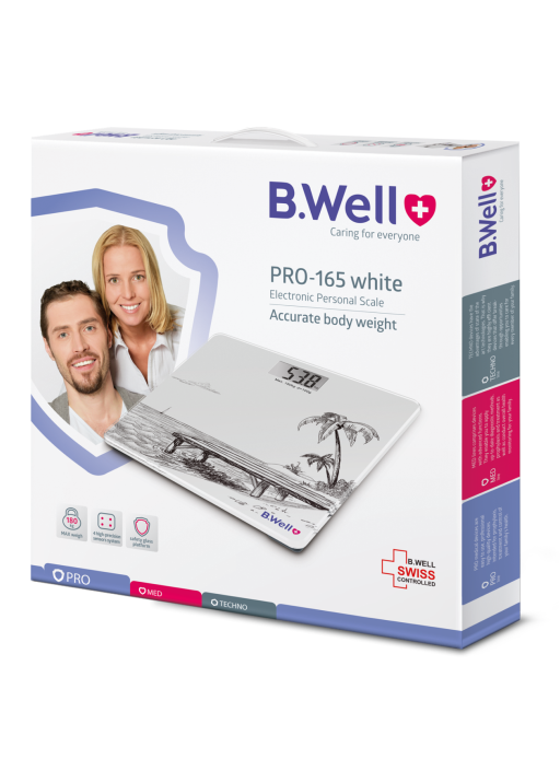 Електронні ваги B.Well PRO-165 Білі